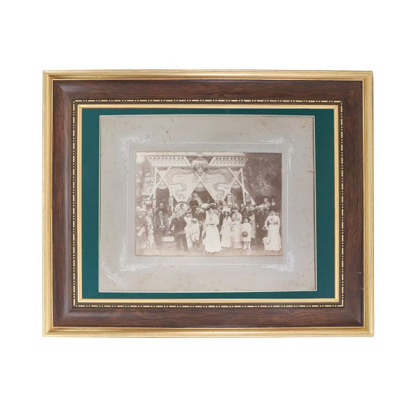 Principesa Maria la bazarul de la Cotroceni, fotografie de epocă, atelier locotenent G. Eliade, 1902