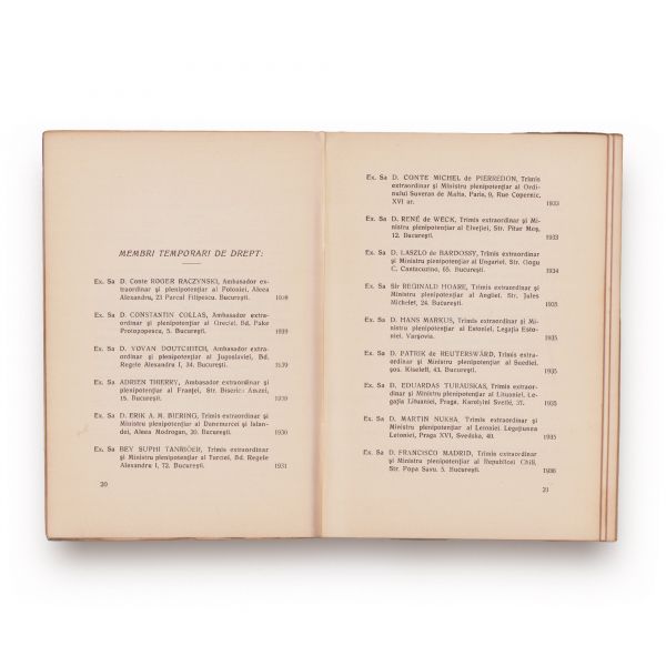 A.C.R.R., Anuarul 1939 