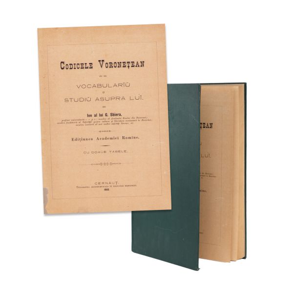 Ion G. Sbiera, Codicele Voronețean, 1885