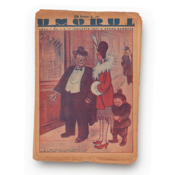 Publicațiile „Umorul”, Anul I, Nr. 1, 1931  + „Zeflemeaua”, Anul I, Nr. 1, 1930 
