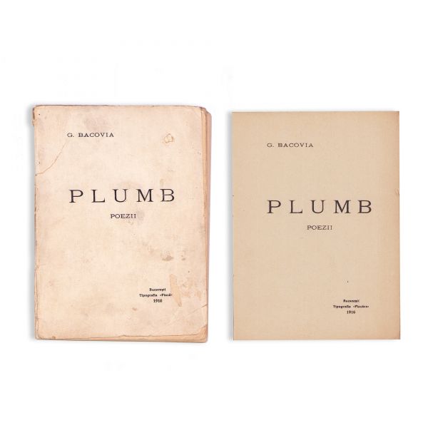 George Bacovia, Plumb. Poezii, 1916, Prima ediție