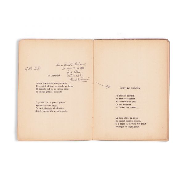 George Bacovia, Plumb. Poezii, 1916, Prima ediție