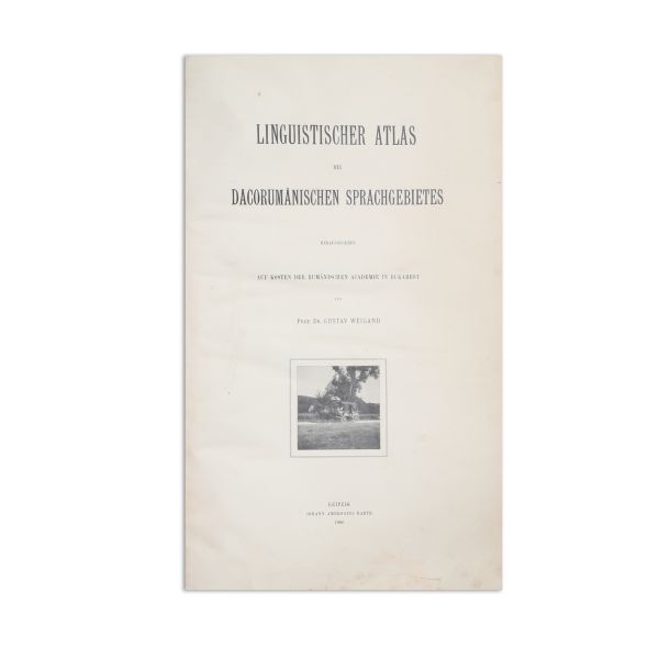 Gustav Weigand, Linguistischer Atlas des dacorumänischen Sprachgebietes [Atlas lingvistic al zonei de limbă daco-română], 1909 