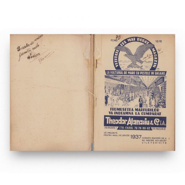 La vulturul de mare cu peștele în ghiare, Almanachul nostru, 1937