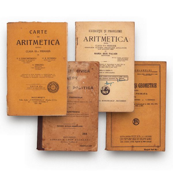 Patru cărți de aritmetică și economie politică, 1907-1932