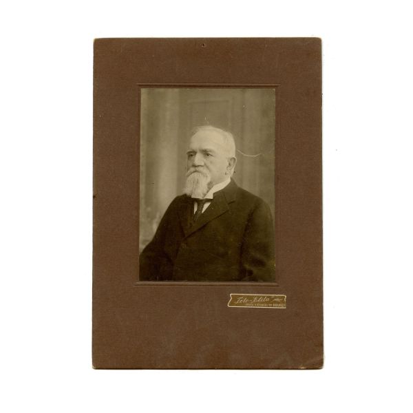 Titu Maiorescu, fotografie de cabinet, atelier Foto-„Elita”