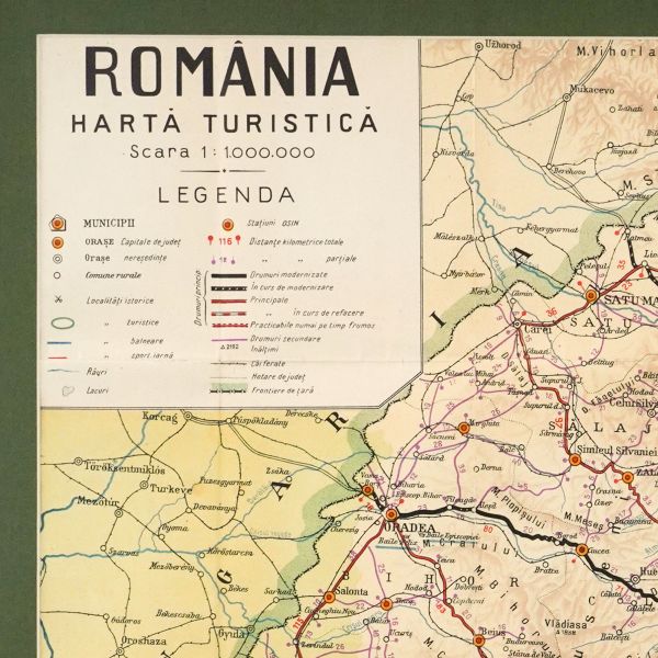 Harta Turistică a României