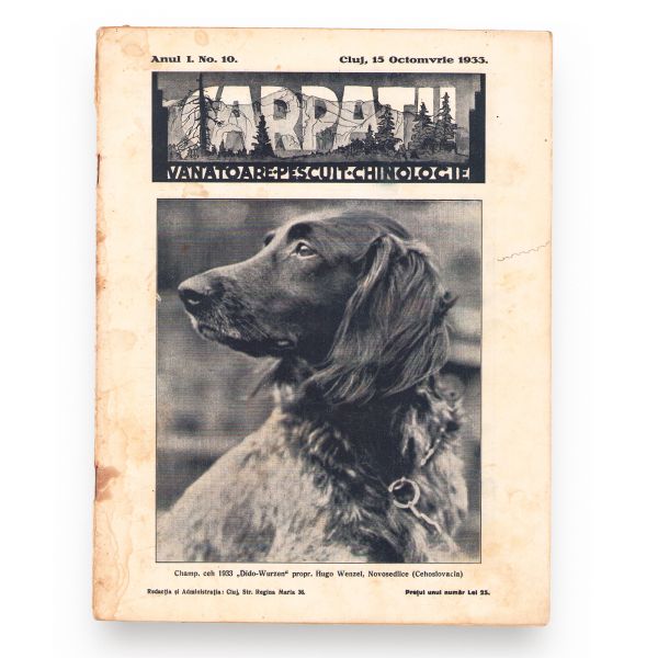 Publicația „Carpații”, Anul I-VII, 1933-1939, 25 de numere