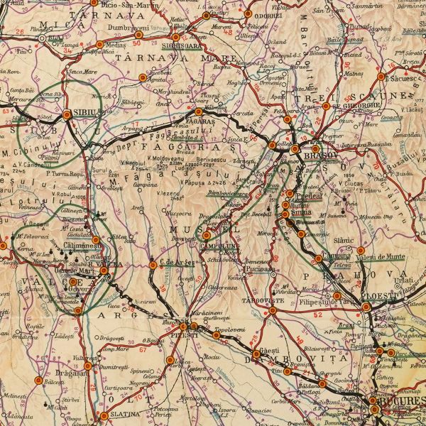 Harta Turistică a României