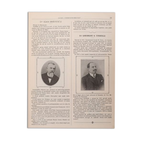 Al. Vlădăianu, Albumul Conservator-Democrat, 1910