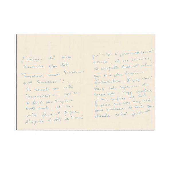 Martha Bibescu, scrisoare pentru Camil Petrescu, 10 iulie 1936