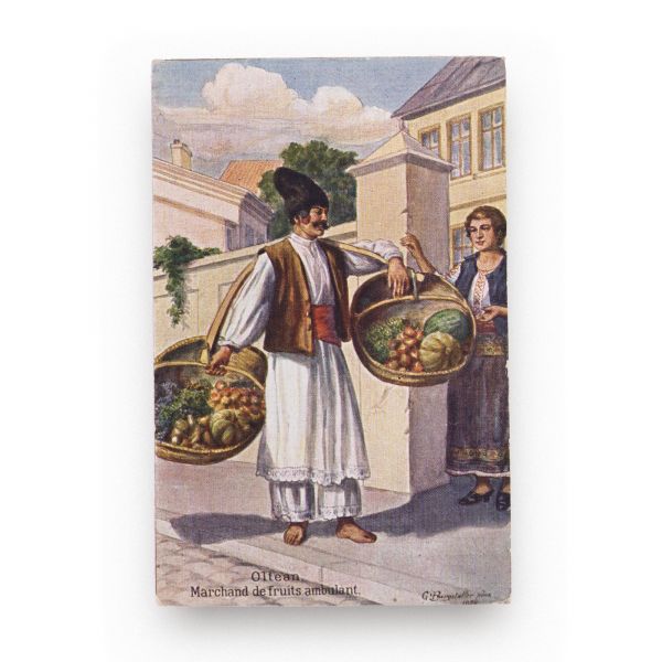 Șase cărți poștale ilustrate din colecția E. Marvan, București