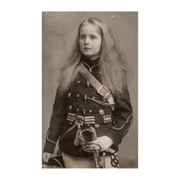 Principele Carol și Principesa Elisabeta, două cărți poștale fotografice, două desene și semnăturile olografe ale celor doi