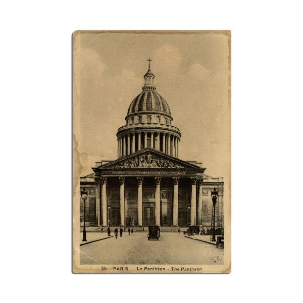 Constantin Brâncusi, carte poștală trimisă doamnei G. Ionescu, 16 Aprilie 1910