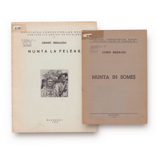 Const. Brăiloiu, Nunta în Someș + Nunta la Feleag, 1938-1941