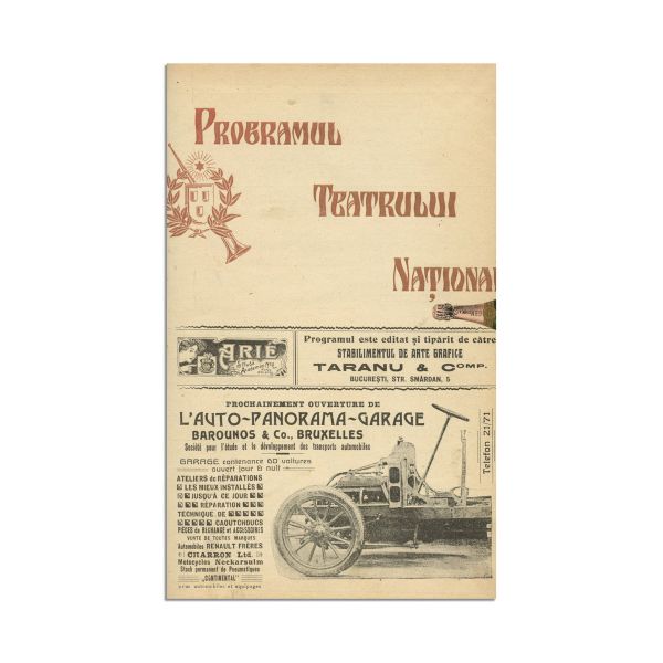 A. G. Hudic, Programe cu subiecte 1906-1910