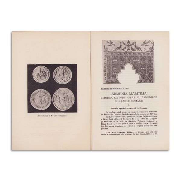 H. Dj. Siruni, Ani - Anuar de cultură armeană, 1943, cu dedicație olografă