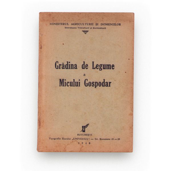 Grădina de legume și micul gospodar, 1940