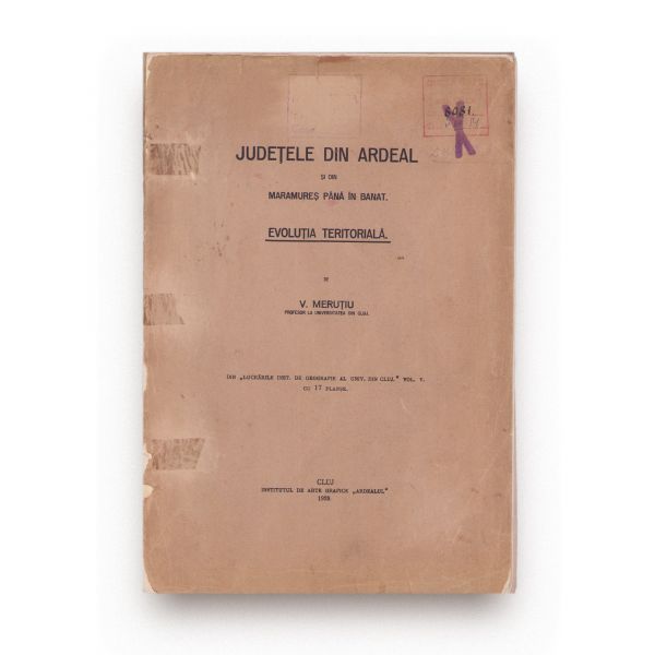 V. Meruțiu, Județele din Ardeal și din Maramureș până în Banat, 1929 