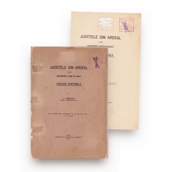 V. Meruțiu, Județele din Ardeal și din Maramureș până în Banat, 1929 