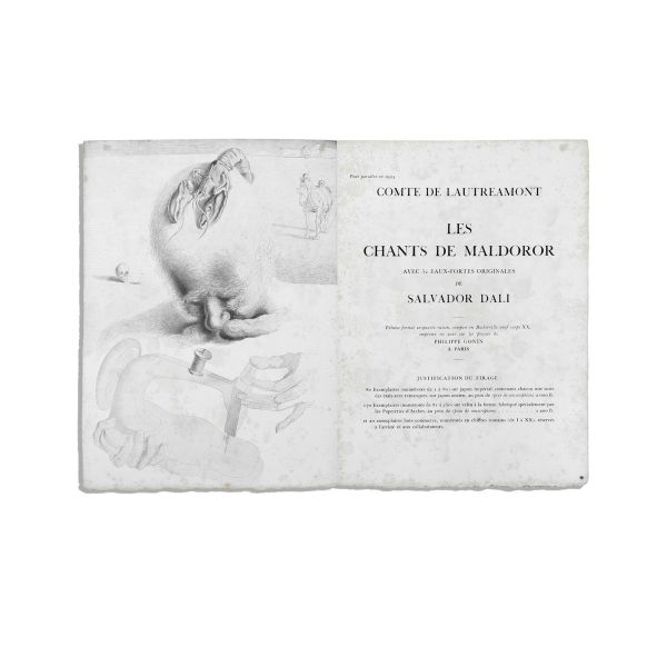 Salvador Dalí, scrisoare olografă + trei invitați - Piesă rară