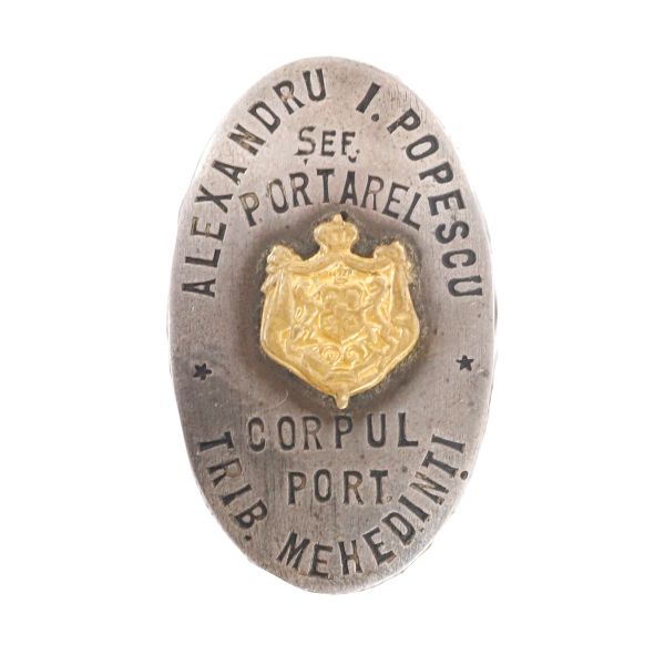 Alexandru I. Popescu, insignă de „Șef Portărel”