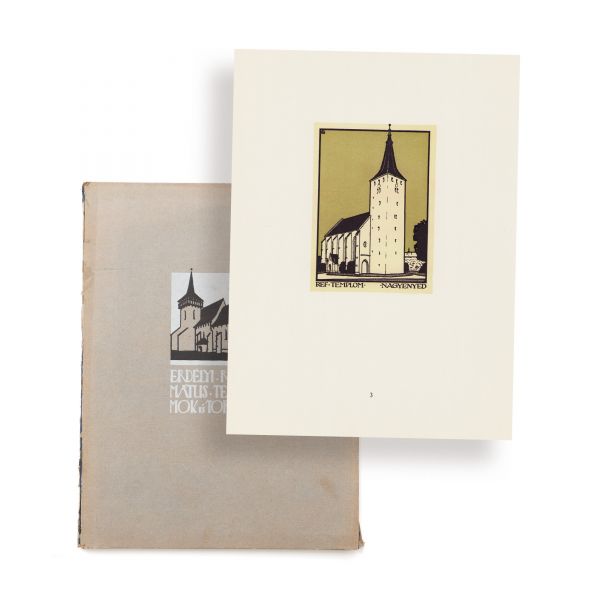 Biserici și turnuri reformate din Transilvania, 1929, cu dedicație pentru Eugenia Greceanu