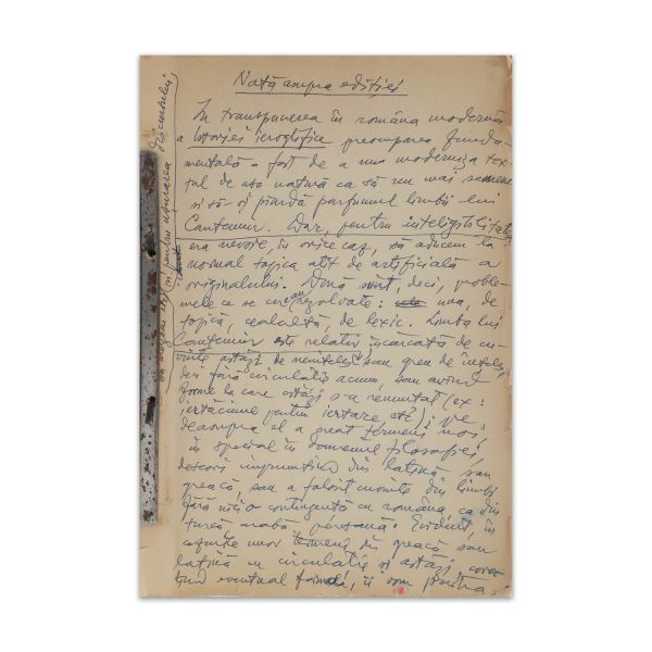 Dimitrie Cantemir, Istoria Ieroglifică, manuscrisul transpunerii moderne de Ion Verdeș, 1987, 3 volume