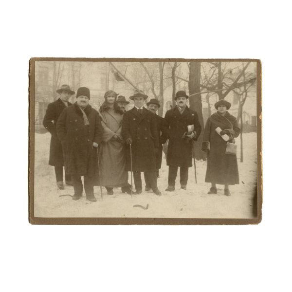 Corneliu Mihailescu și Dimitrie Iov, fotografie de epocă