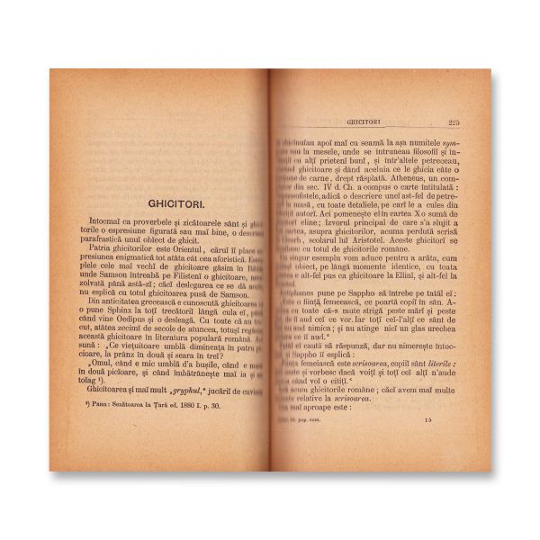 Dr. M. Gaster, Literatura populară română, 1883