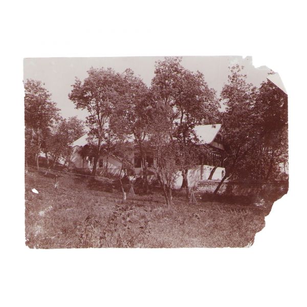 Familia Greceanu la Conacul din Topliceni, trei fotografii de epocă