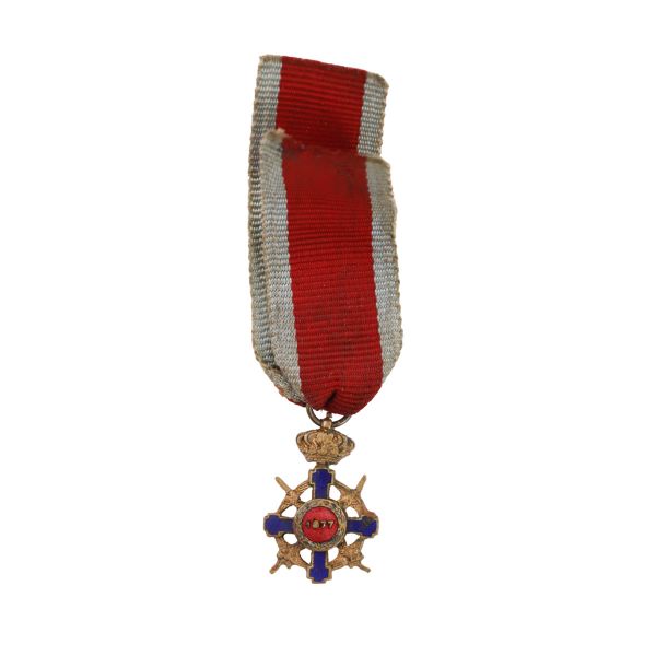 Miniatura ordinului „Steaua României”, în grad de ofițer, model 1938 