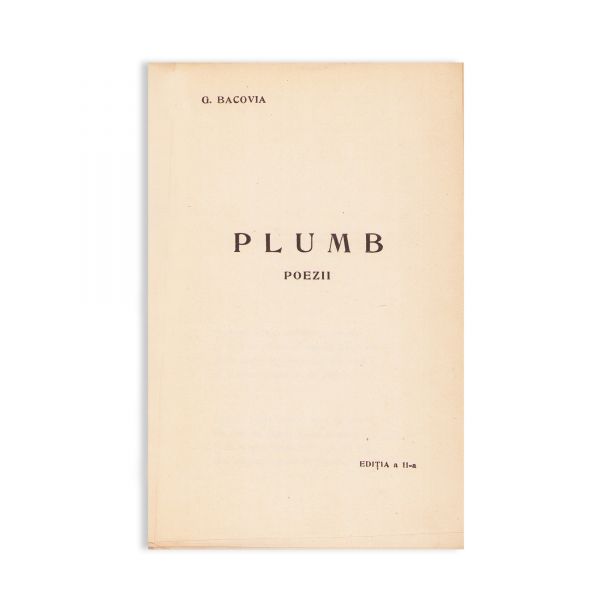 George Bacovia, Plumb, Ediția a II-a