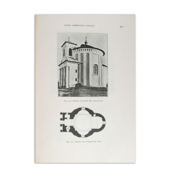 Arhitect Grigore Ionescu, Istoria arhitecturii românești, 1937, cu dedicație olografă
