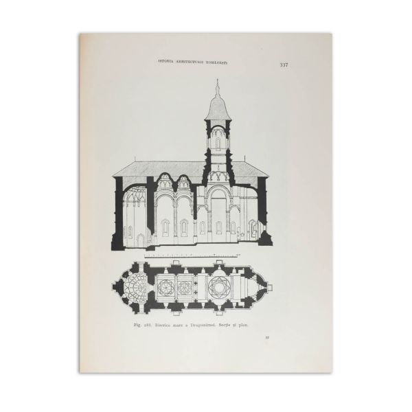Arhitect Grigore Ionescu, Istoria arhitecturii românești, 1937, cu dedicație olografă