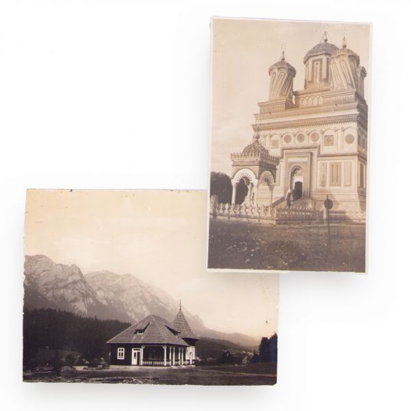 Fiicele lui Barbu Știrbey la moșia Florica, 1923, opt fotografii de epocă