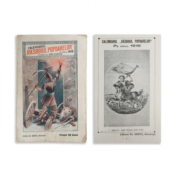 Calendarul „Răsboiul popoarelor” pe anul 1916