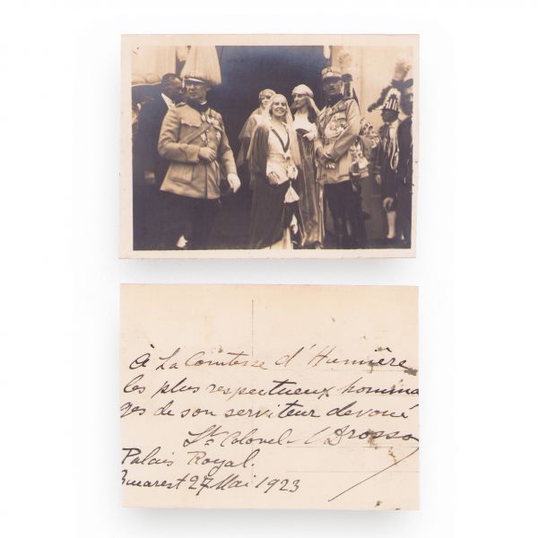 Fiicele lui Barbu Știrbey la moșia Florica, 1923, opt fotografii de epocă