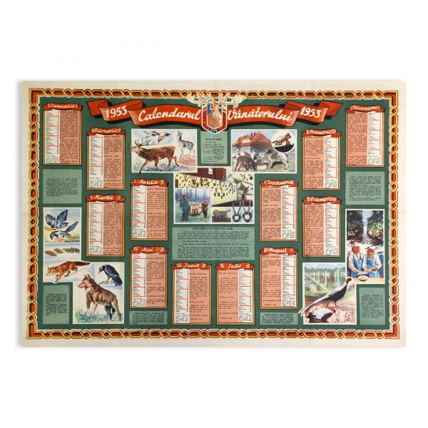 Calendarul Vânătorului pe anul 1953