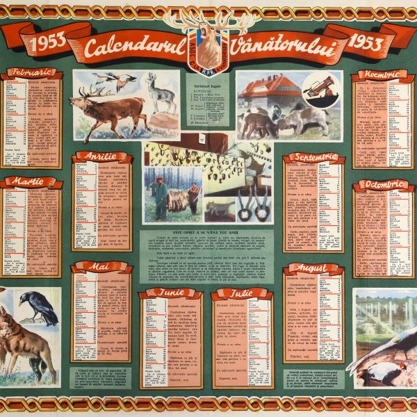 Calendarul Vânătorului pe anul 1953
