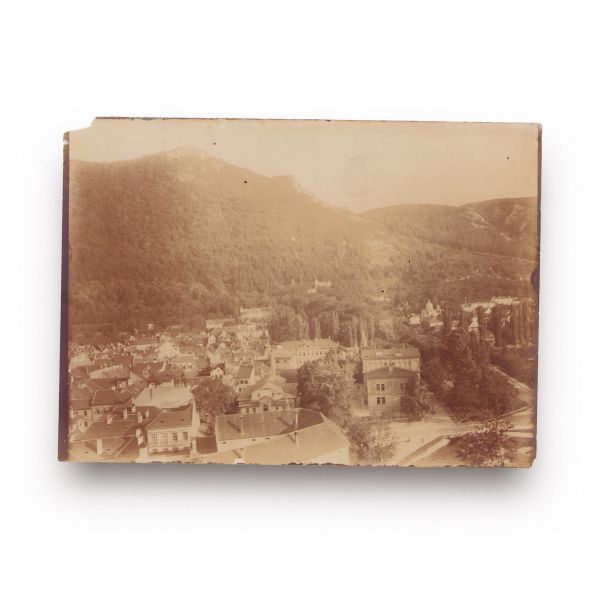Orașul Brașov și Vârful Omul, cinci fotografii de epocă, fotograf Wilh. Hiemesch, cca. 1900