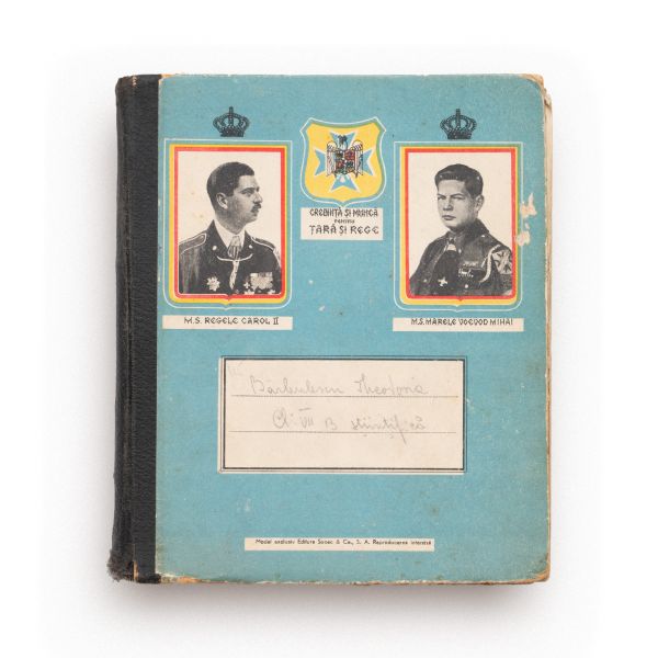 Caiet cu portretele regelui Carol al II-lea și al marelui voevod Mihai, 1939