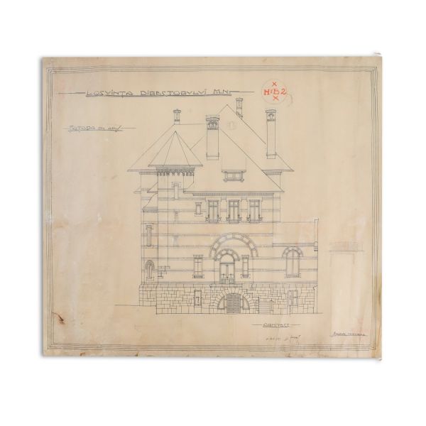 Vila Samurcaș, trei planuri realizate de arh. Alexandru Zagoritz