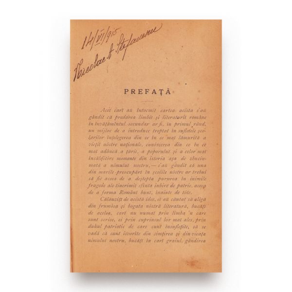 A. Vlahuță și G. Coșbuc, Carte de citire, 1902