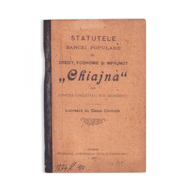Colecție de 48 de statute, 1901 - 1913 