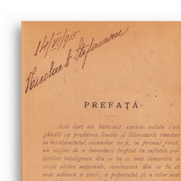 A. Vlahuță și G. Coșbuc, Carte de citire, 1902