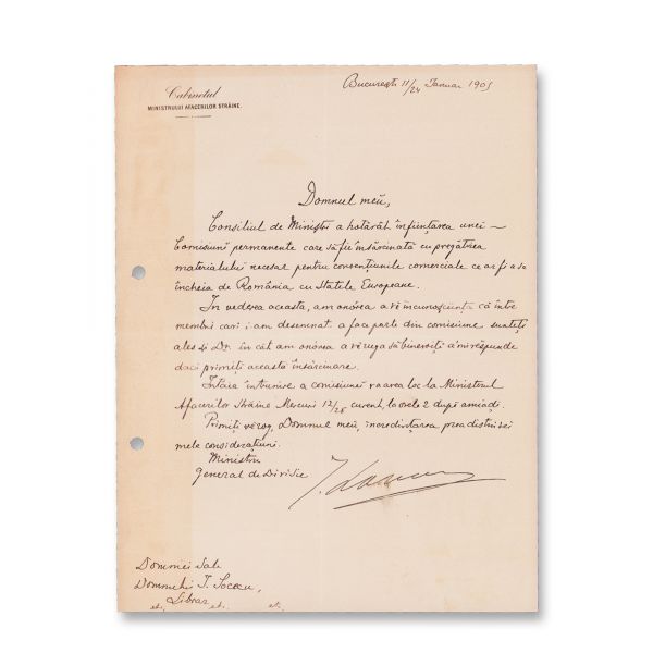 Ioan I. V. Socec, cinci adrese privind numirea în comitete și comisii, 1898-1942