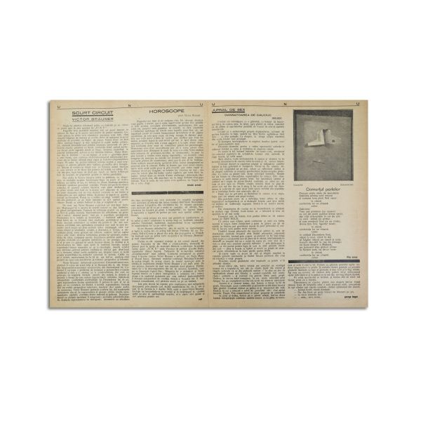 Publicația „UNU”, anul II, nr. 11, martie 1929 - Număr dedicat lui Victor Brauner