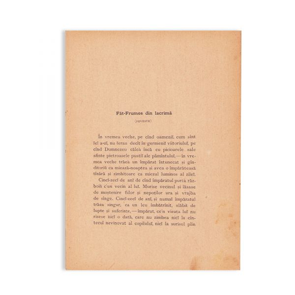 M. Eminescu, Proză și versuri, editat de V. G. Morțun, 1890, Prima ediție