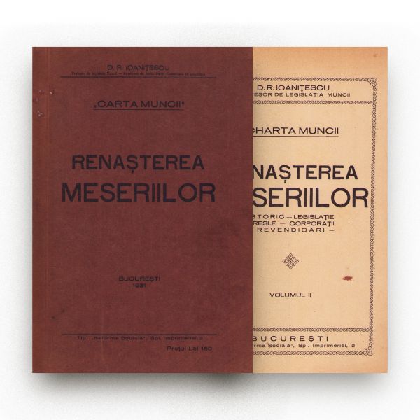 D. R. Ioanițescu, Renașterea meseriilor, 1931